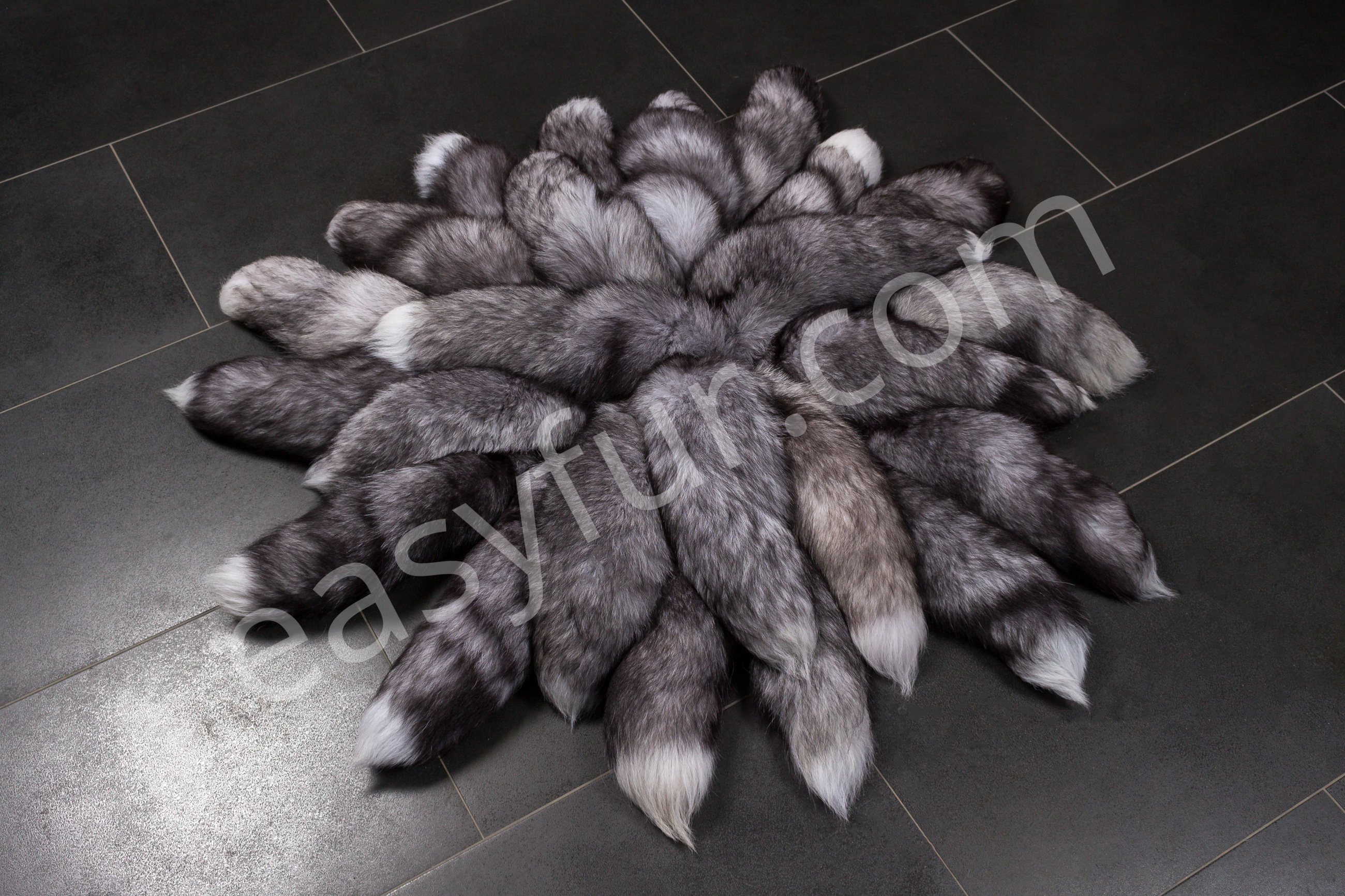 Blue Frost Fox Tails